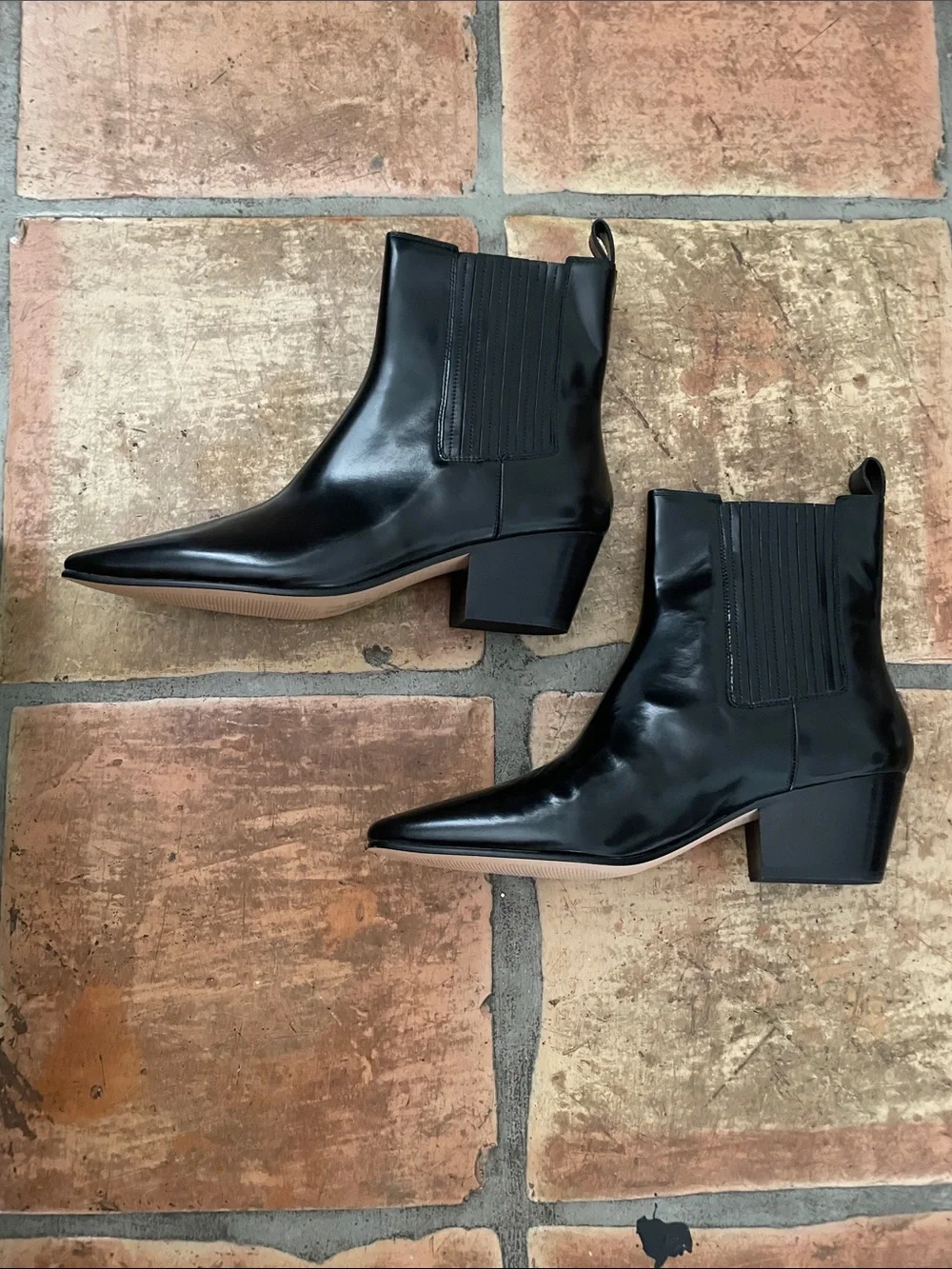 J. Crew Piper Black Leather Ankle Boots Size 11 NEW NIB